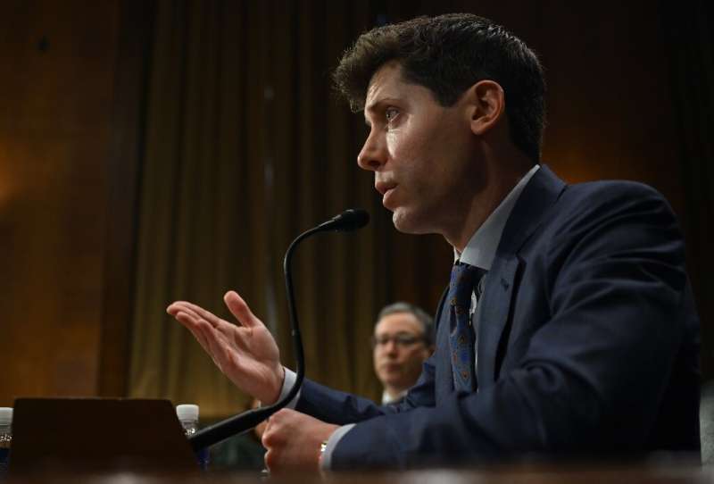 Influential artificial intelligence pioneer Sam Altman, seen here testifying before the US Senate on May 16, 2023, is 'intense, 